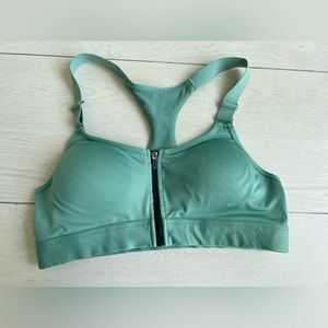 Pink active sports bra  Light Green - Large